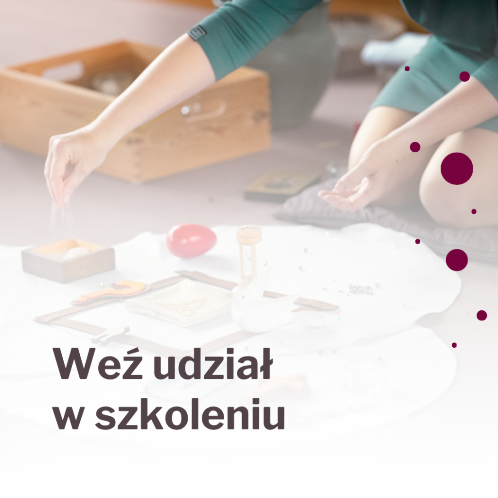 grafika z napisem: weź udział w szkoleniu